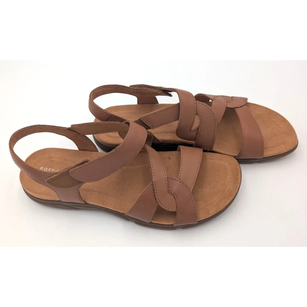 New Easy Spirit Minny Flat Women's Sandals Size 11 M Lightweight Comfort
